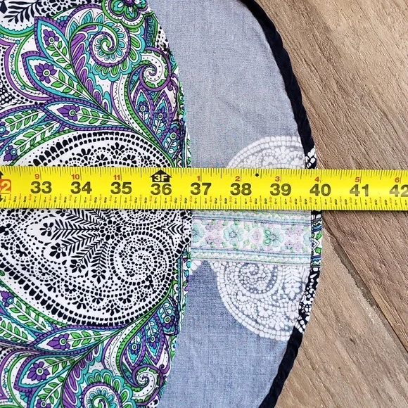 Cupio Medallion Floral Print Sleeveless Dress, Size Small - Picture 5 of 9